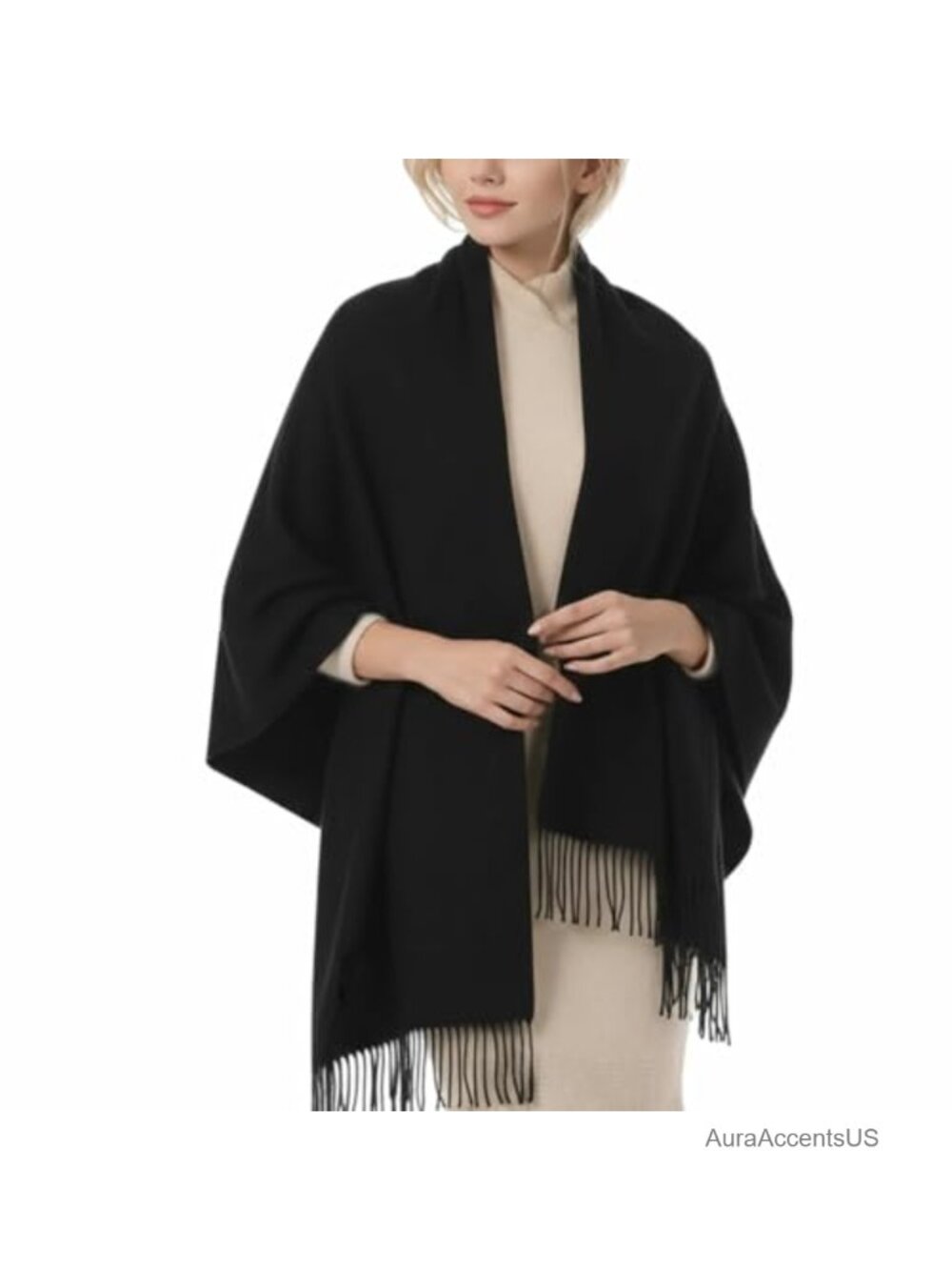 Wool Scarf Women Oversized Thick Winter Wrap Shawl Gift Box 80x27